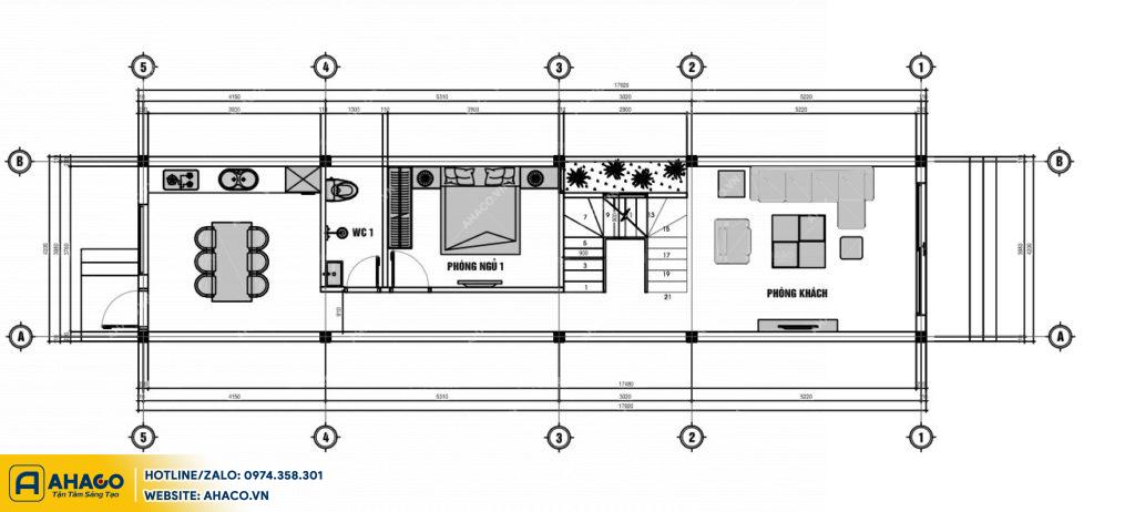 Mặt bằng thiết kế nhà Hải Phòng 