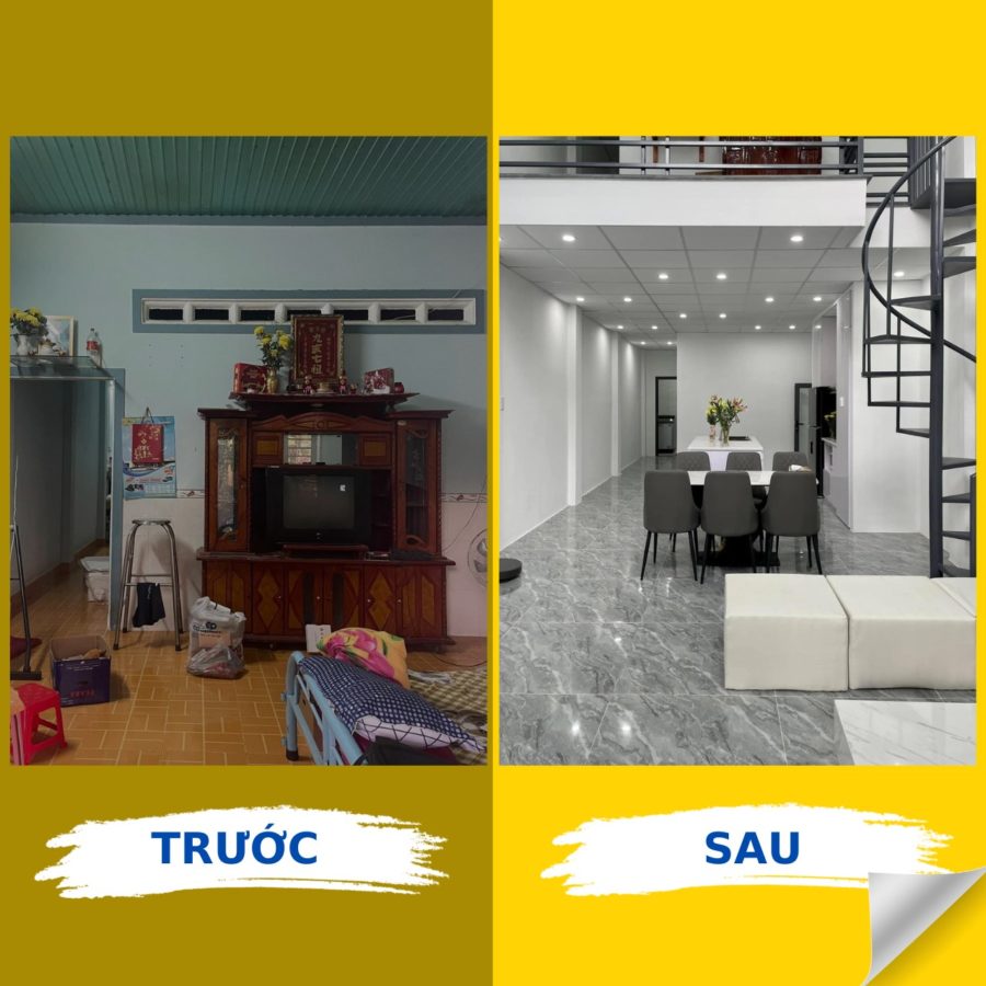 Trước Và Sau Khi Cải Tạo Nhà Cấp 4