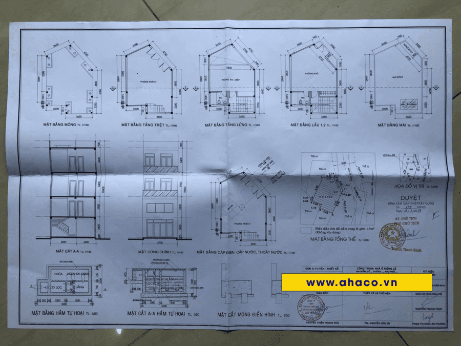 Bản Vẽ Xin Phép Xây Dựng