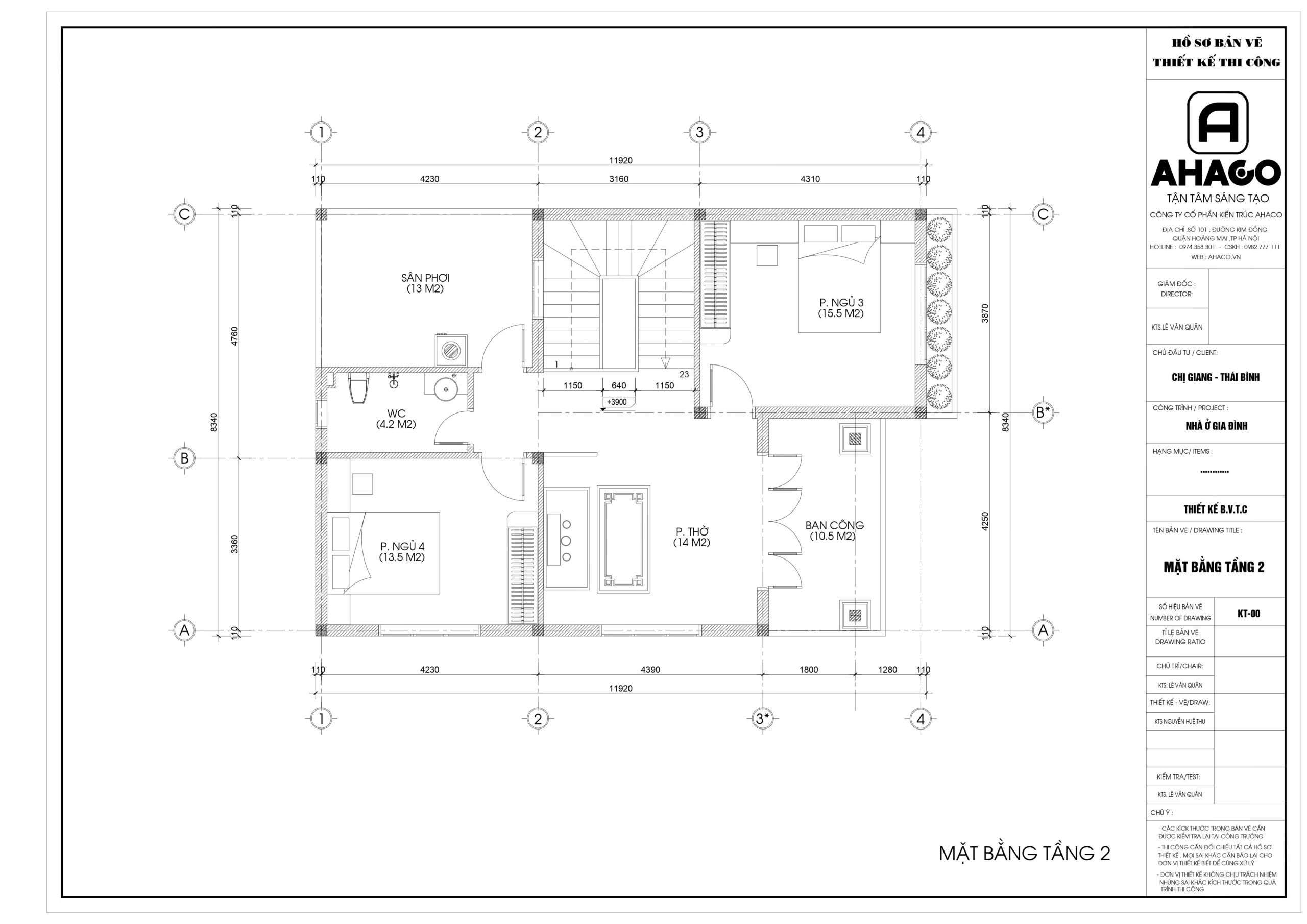 tầng 2 mẫu biệt thự mái nhật bán cổ điển