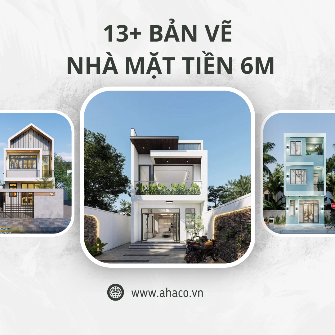 Bản Vẽ Nhà Mặt Tiền 6m