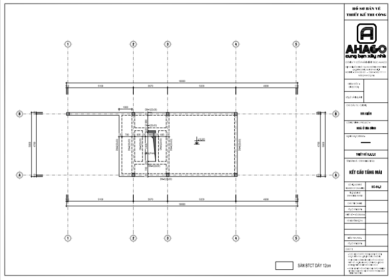 Kết Cấu Mái Bằng - Ahaco Thiết Kế