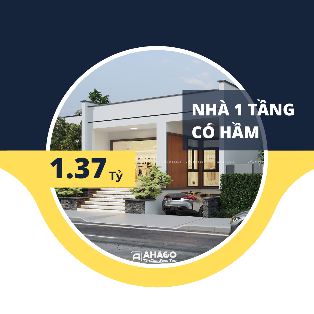 Nhà 1 Tầng Có Hầm