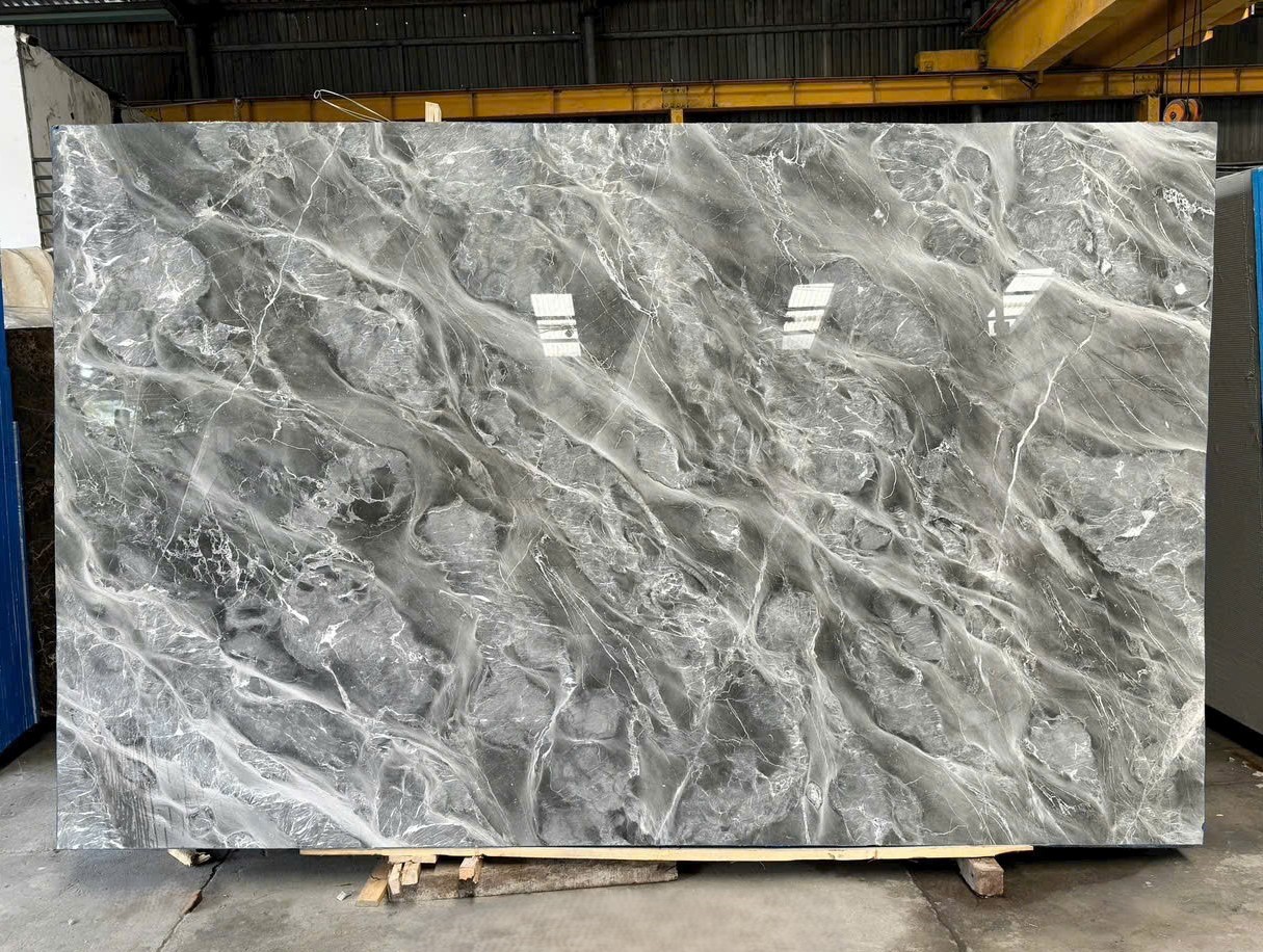 Đá Marble Xám Vân Mây