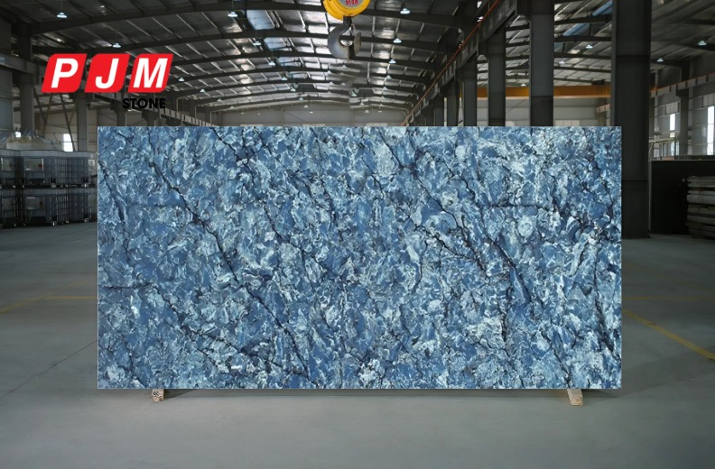 Đá Marble Xanh Dương
