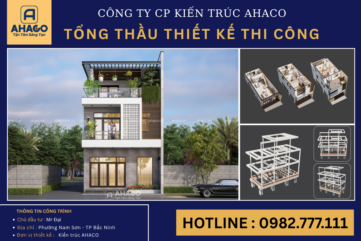 Banner Công Trình - Ahaco Group