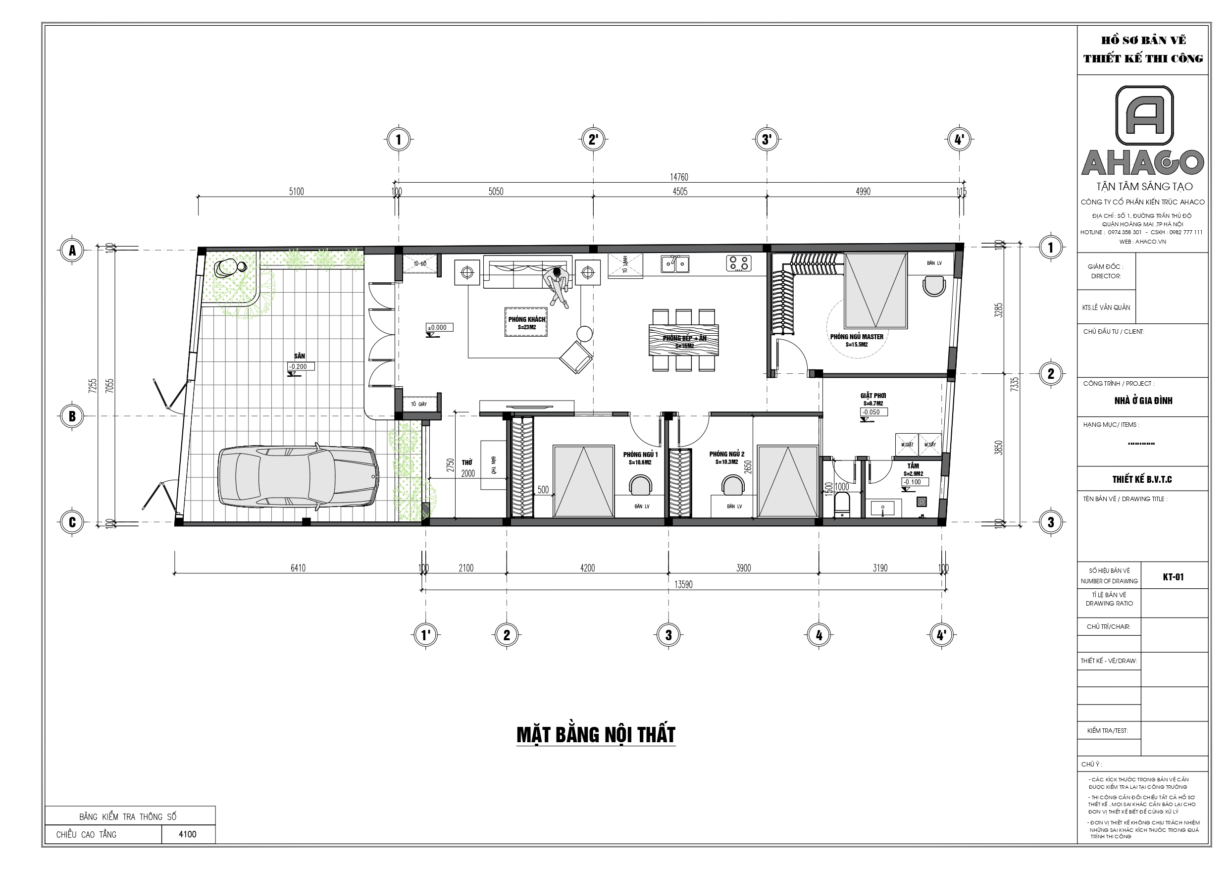 Mặt bằng công năng mẫu nhà cấp 4 hiện đại dẫn đầu xu hướng 2027